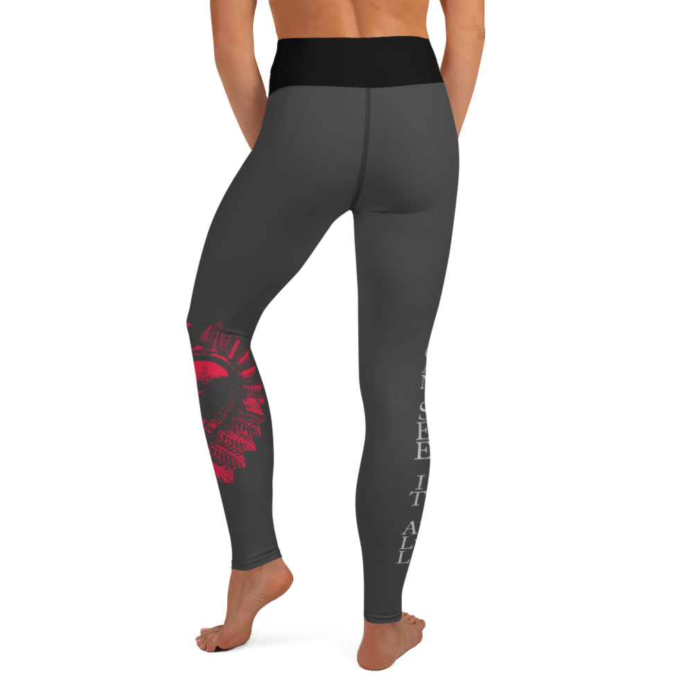 Leggings - Now I Am Stronger, Darker Hearts, color: Eclipse