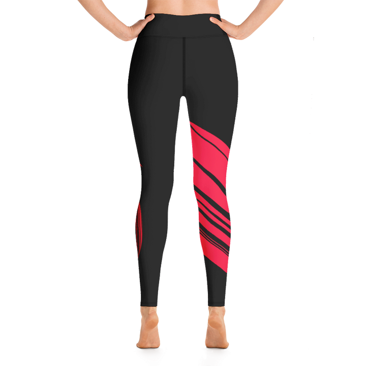 Leggings - After the Nightmare, Big Swan Red Black