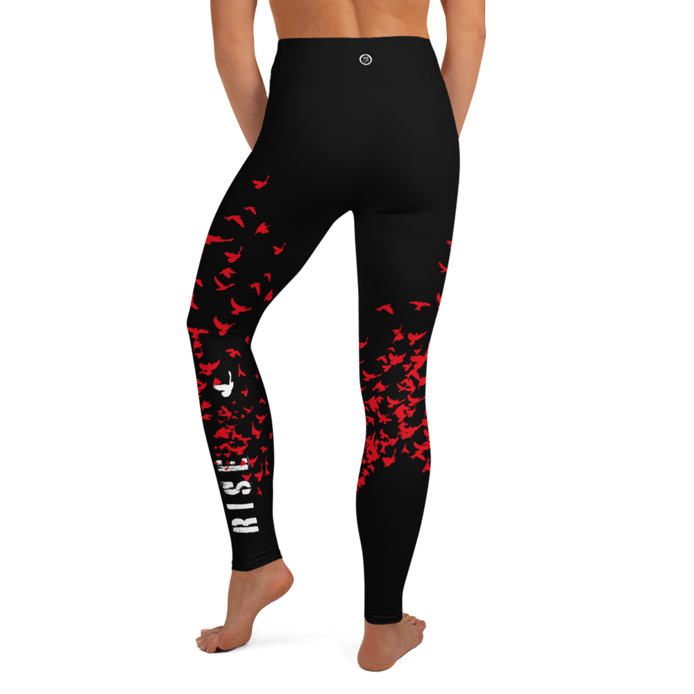 Leggings - Rise, Red Raven