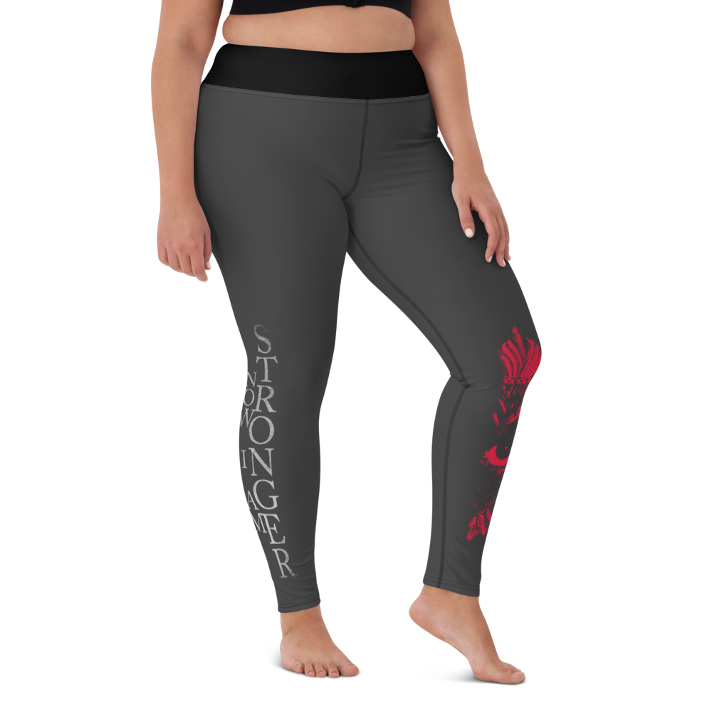 Leggings - Now I Am Stronger, Darker Hearts, Farbe: Eclipse