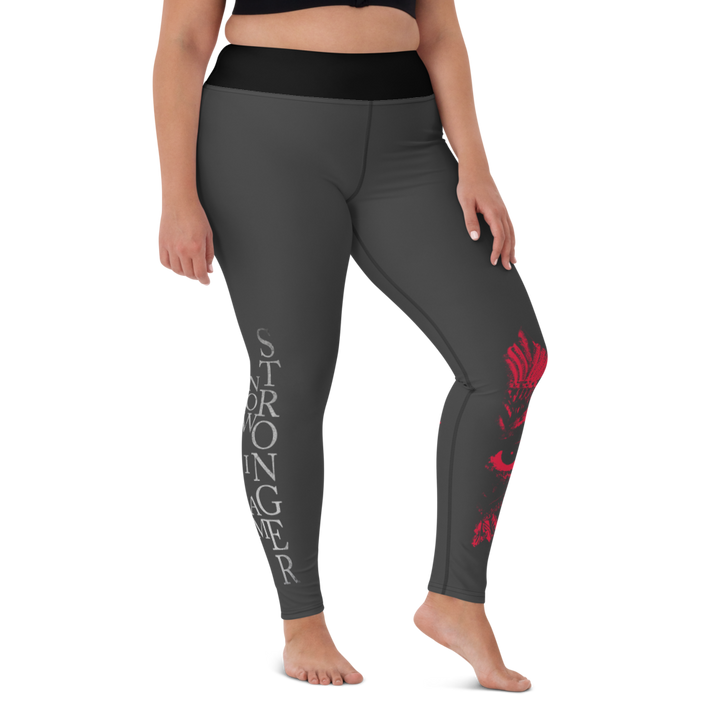 Leggings - Now I Am Stronger, Darker Hearts, Farbe: Eclipse