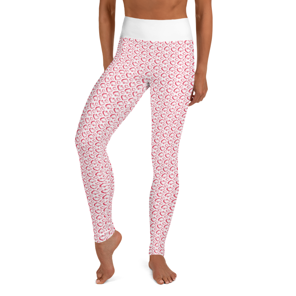 Leggings - Red Heart, weiss