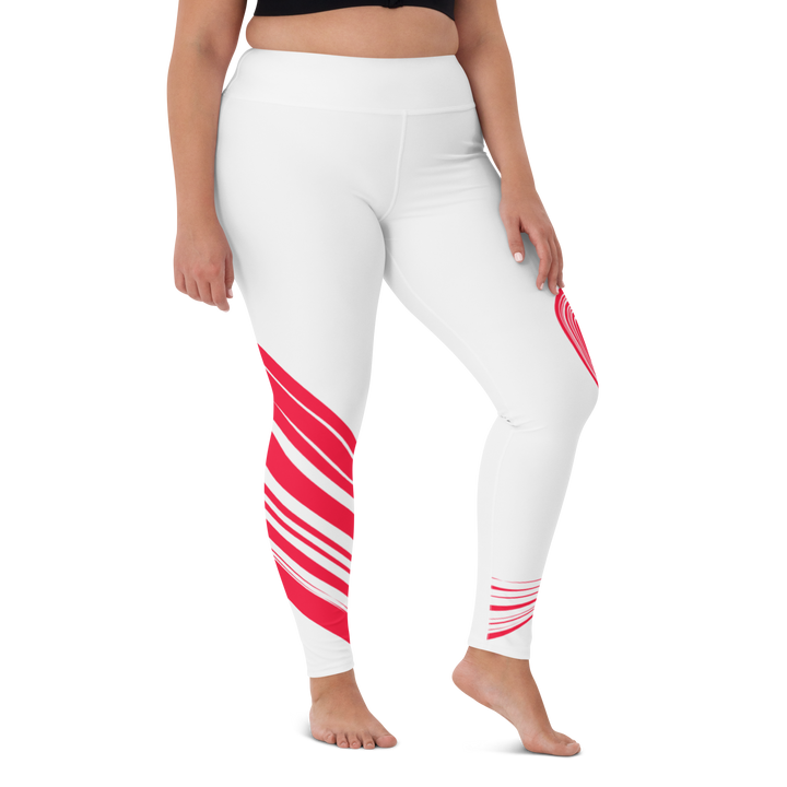 Leggings - After the Nightmare, Big Swan Red White