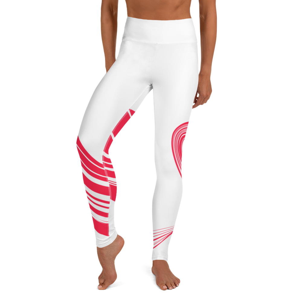 Leggings - After the Nightmare, Big Swan Red White