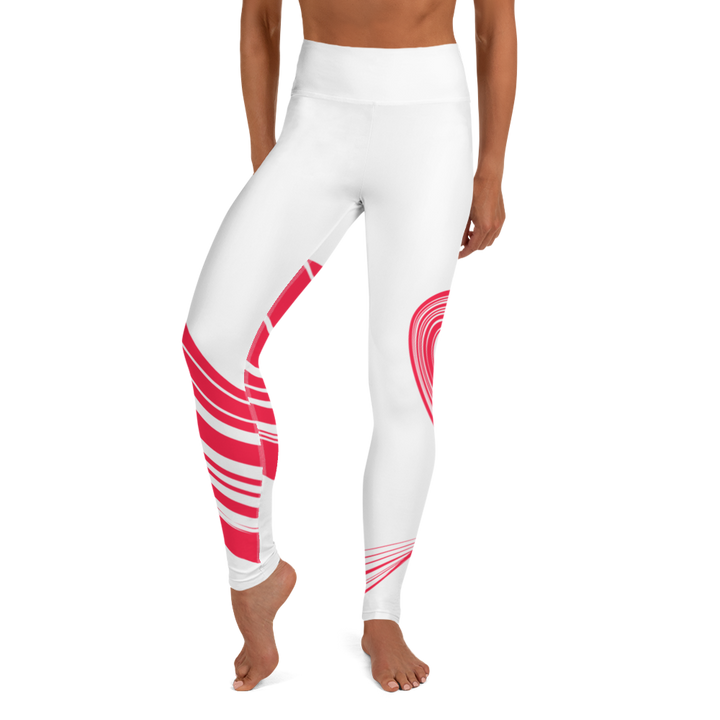 Leggings - After the Nightmare, Big Swan Red White