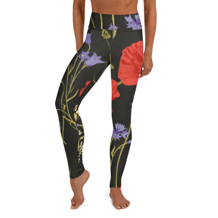 Leggings - Mohnblumen