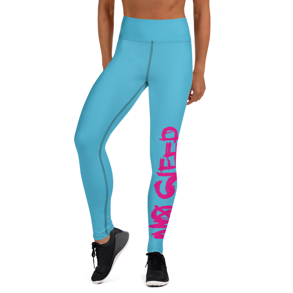 Leggings - No Sleep (Nessun Dorma), Blue Sky Pink