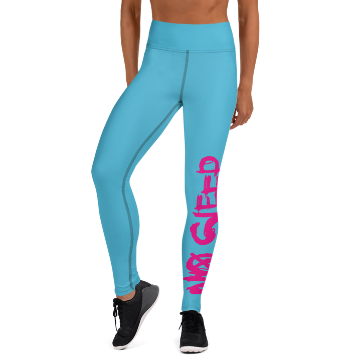 Leggings - No Sleep (Nessun Dorma), Blue Sky Pink