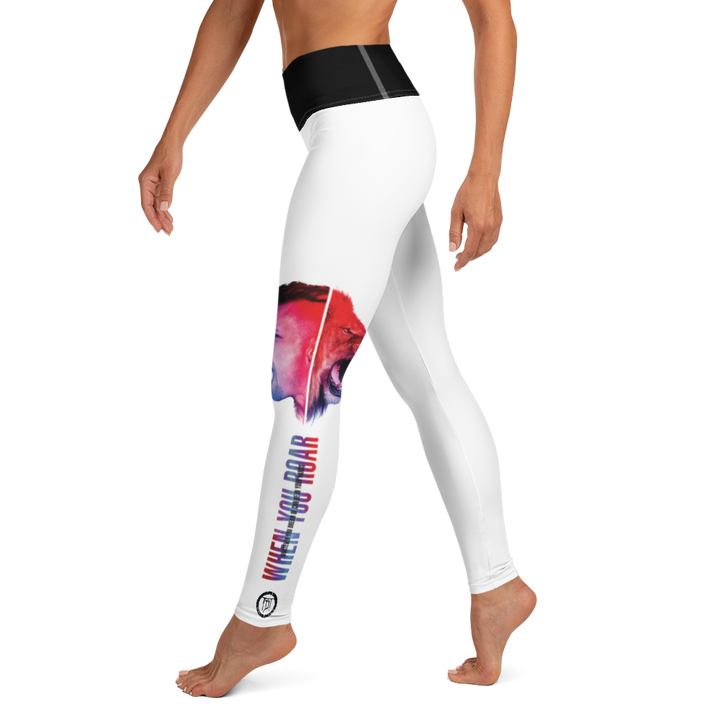 Leggings - When You Roar, White