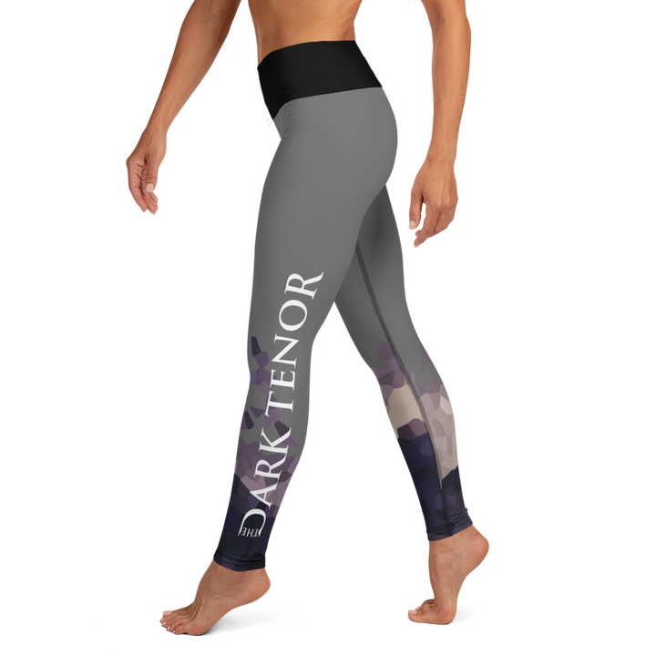 Leggings - Ultraviolette hjerter, antracit