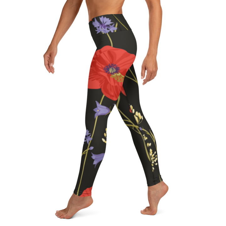 Leggings - Mohnblumen