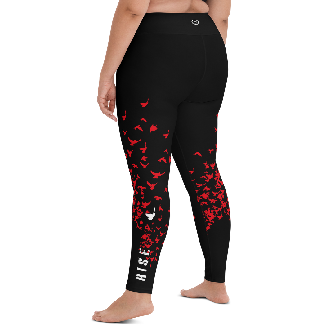 Leggings - Rise, Red Raven