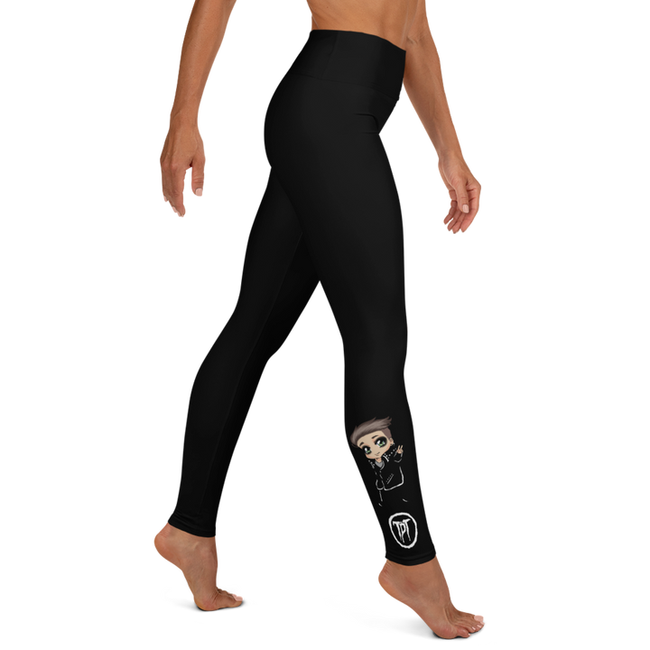 Leggings - Mini Dark Tenor Peace, Sort