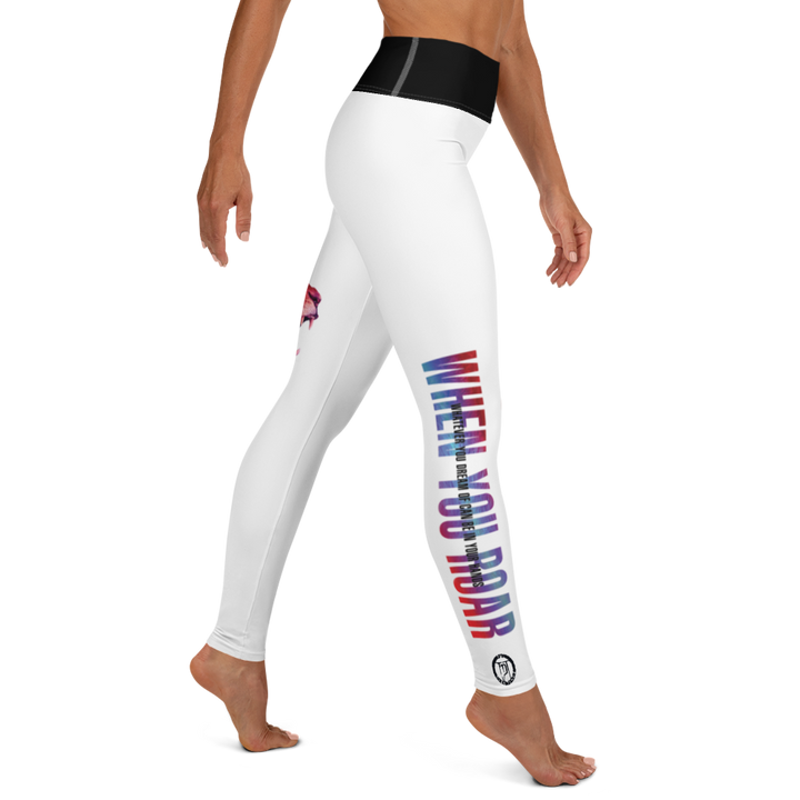 Leggings - When You Roar, White