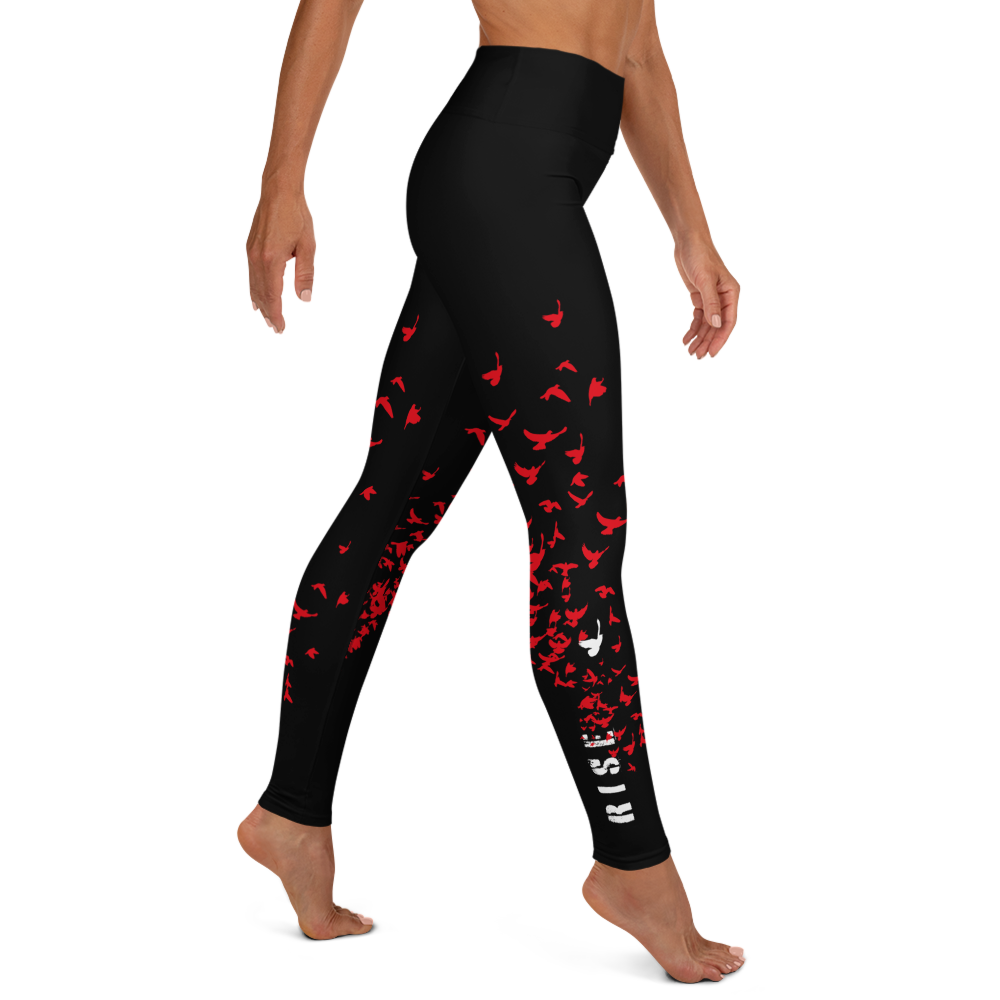 Leggings - Rise, Red Raven