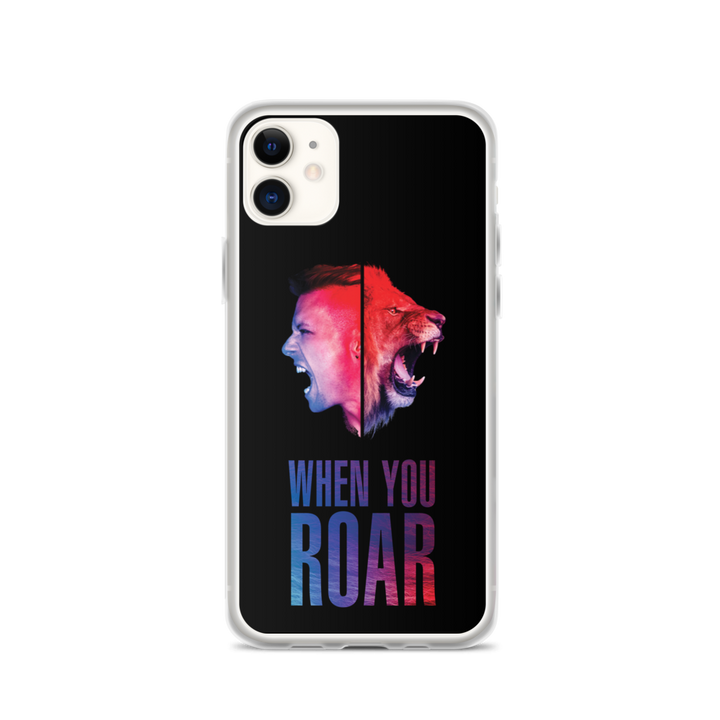 Apple iPhone mobiltelefon cover - When You Roar, sort