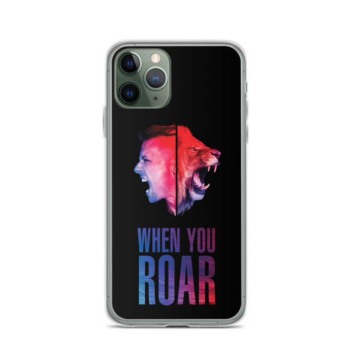 Apple iPhone mobiltelefon cover - When You Roar, sort