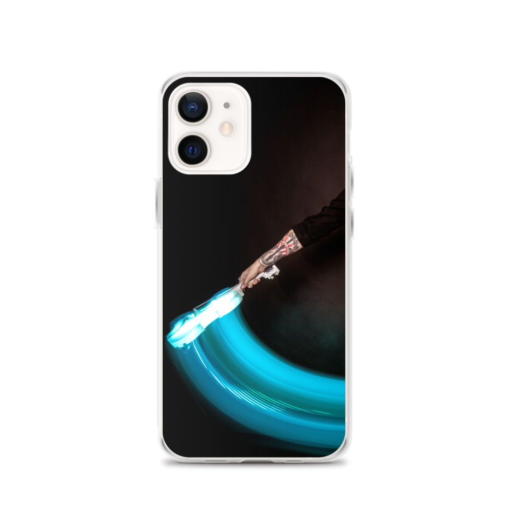 Apple iPhone phone case - LED violin, blue