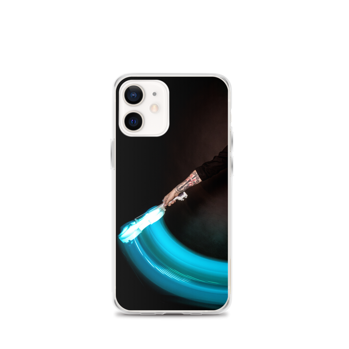 Apple iPhone phone case - LED violin, blue