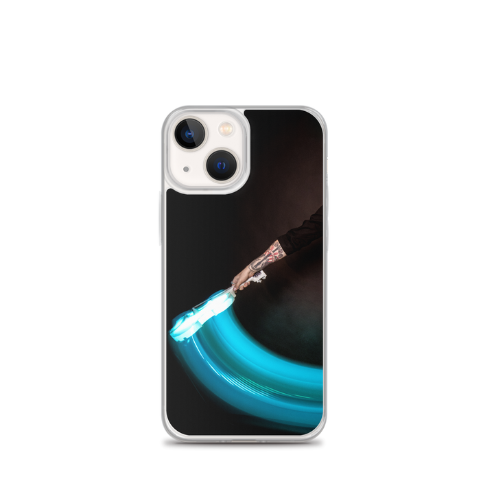 Apple iPhone phone case - LED violin, blue