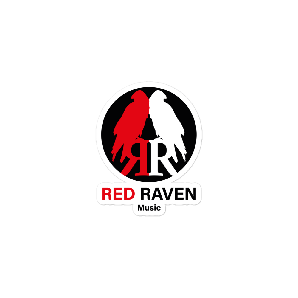 Klistermærke - Red Raven Music Logo