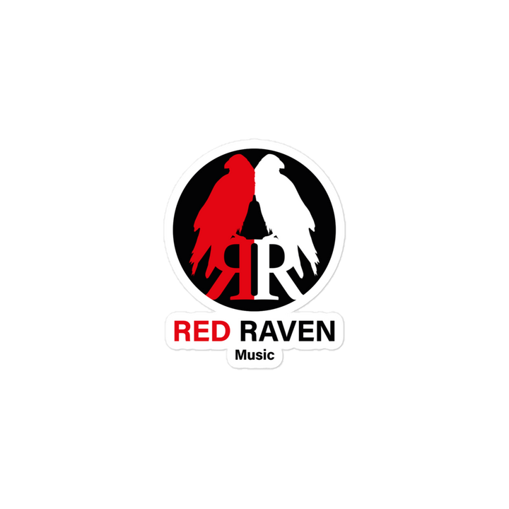 Klistermærke - Red Raven Music Logo