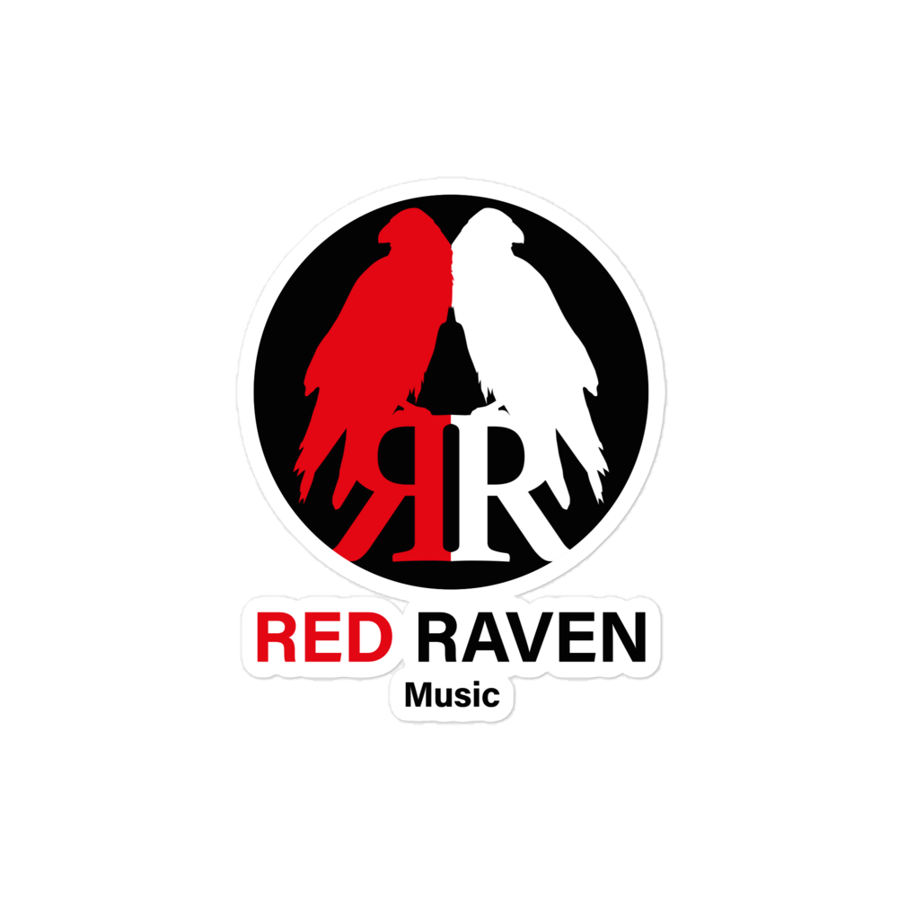 Klistermærke - Red Raven Music Logo