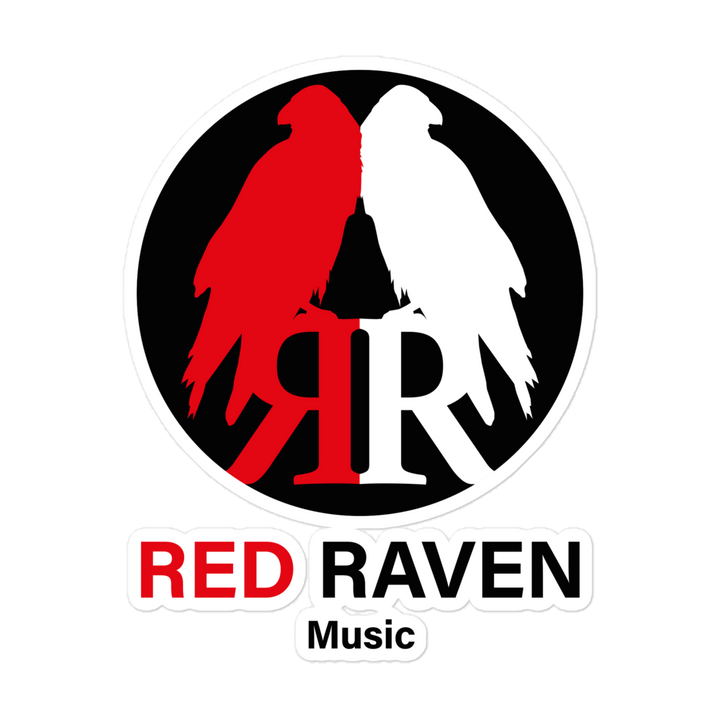 Klistermærke - Red Raven Music Logo