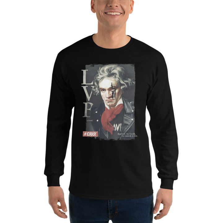 Long-sleeved shirt men - Beethoven Rocker