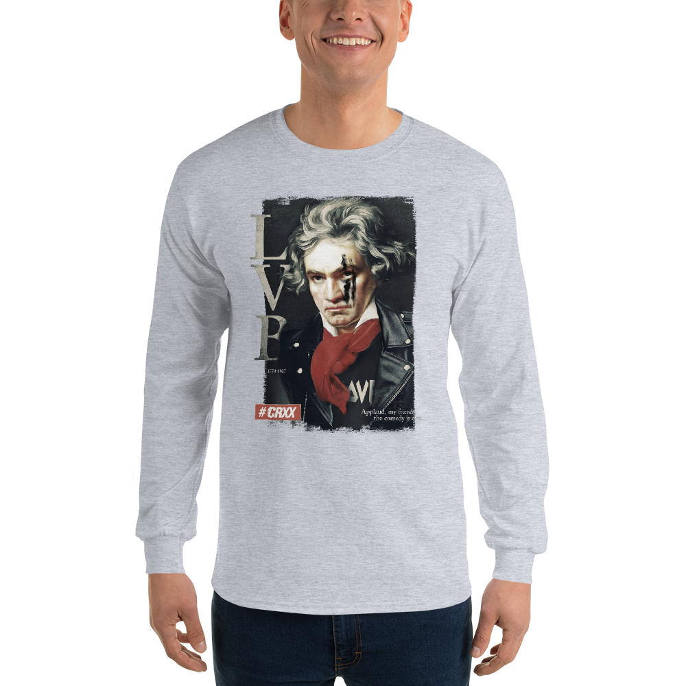 Long-sleeved shirt men - Beethoven Rocker