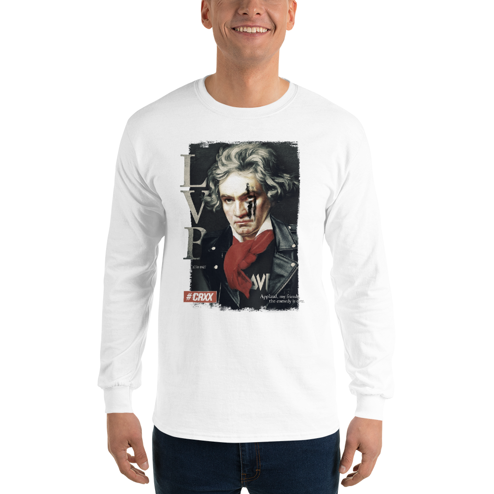 Long-sleeved shirt men - Beethoven Rocker