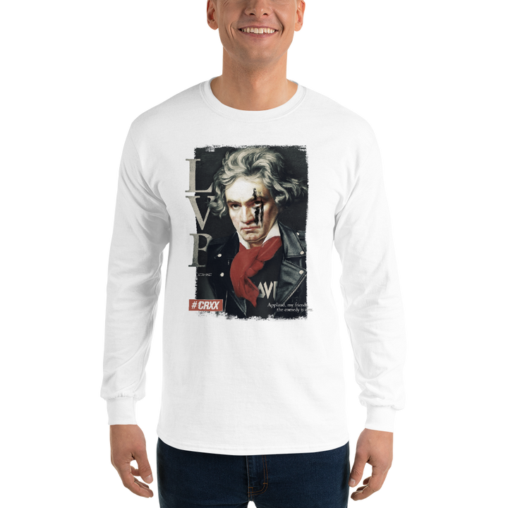 Long-sleeved shirt men - Beethoven Rocker