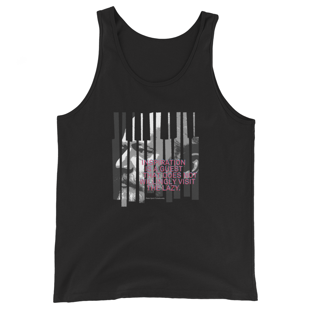 Tank Top Men - Tchaikovsky Quote, black