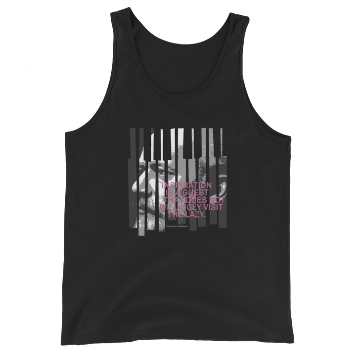 Tank Top Men - Tchaikovsky Quote, black