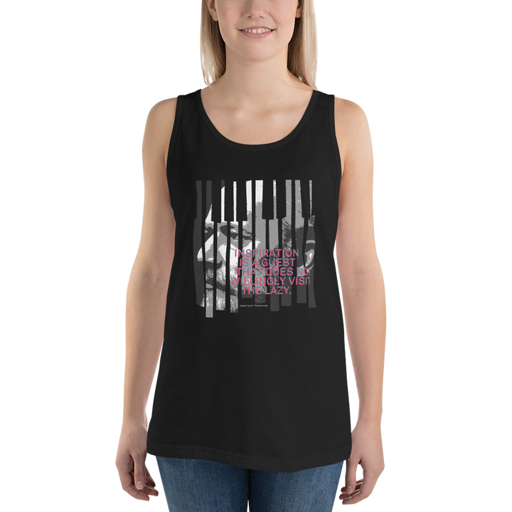 Tank Top Women - Tchaikovsky Quote, black