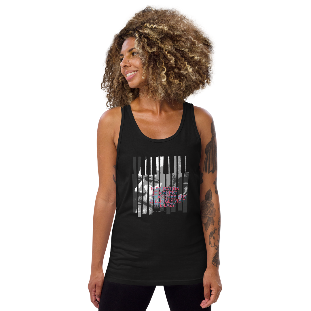 Tank Top Women - Tchaikovsky Quote, black