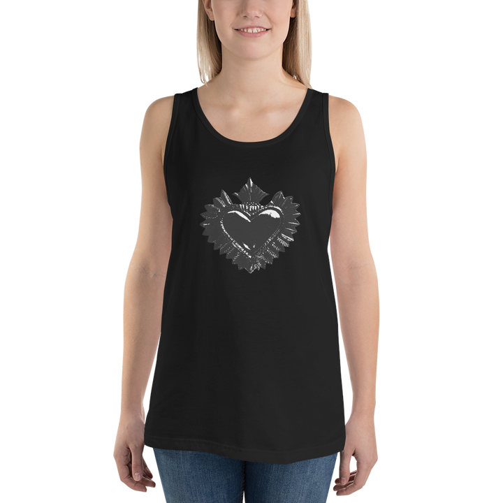 Tank top women - Darker Hearts, Black Heart, Black on Black