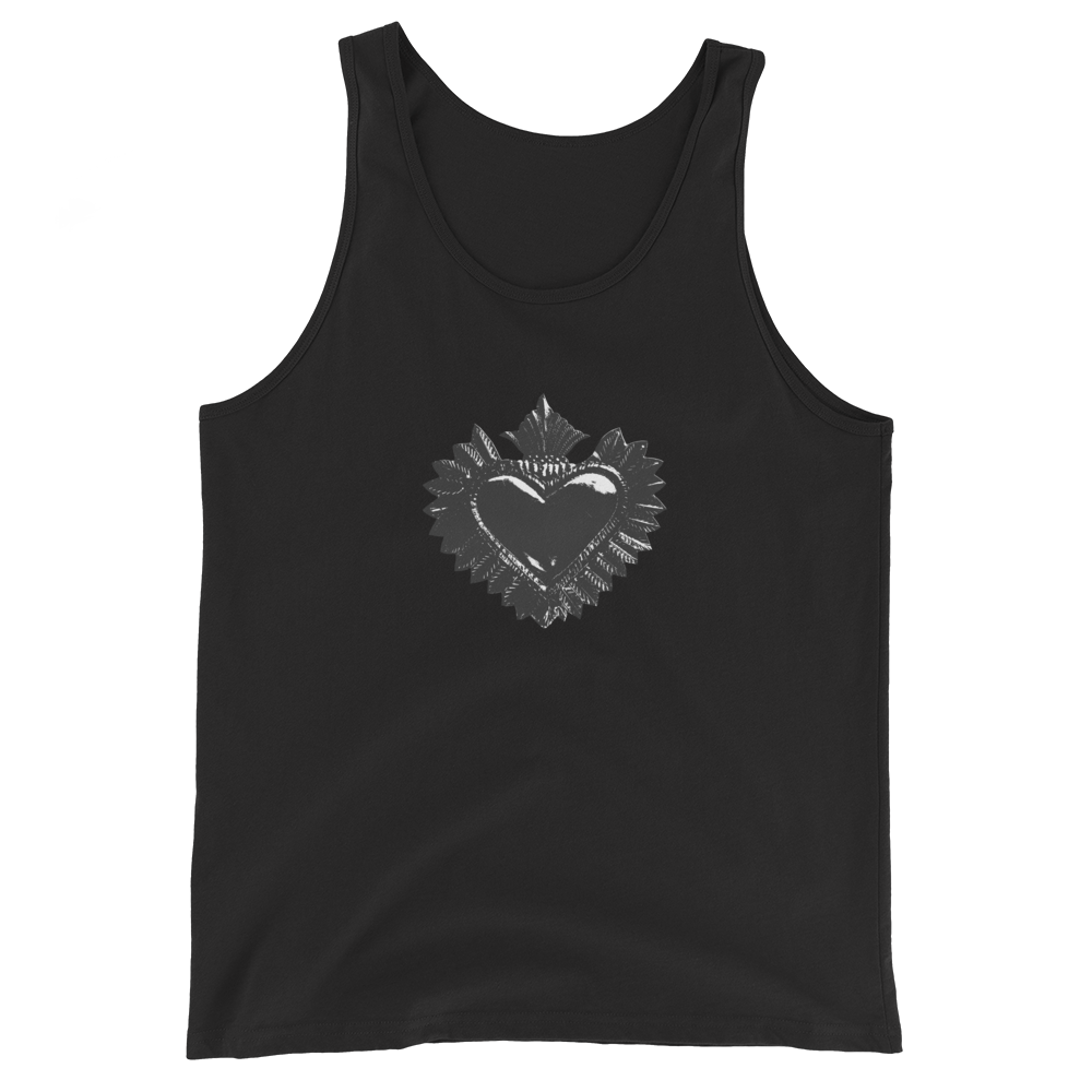 Tanktop kvinder - Darker Hearts, Black Heart, Black on Black