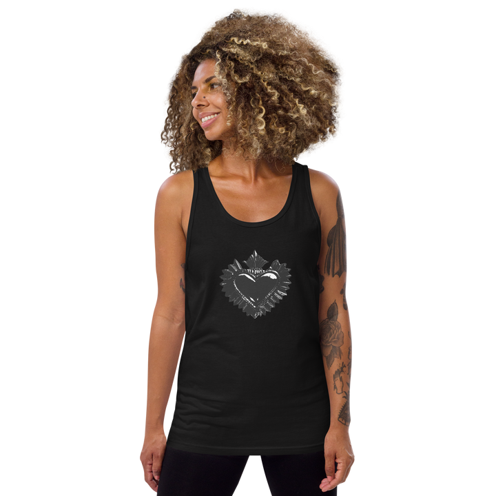 Tanktop kvinder - Darker Hearts, Black Heart, Black on Black