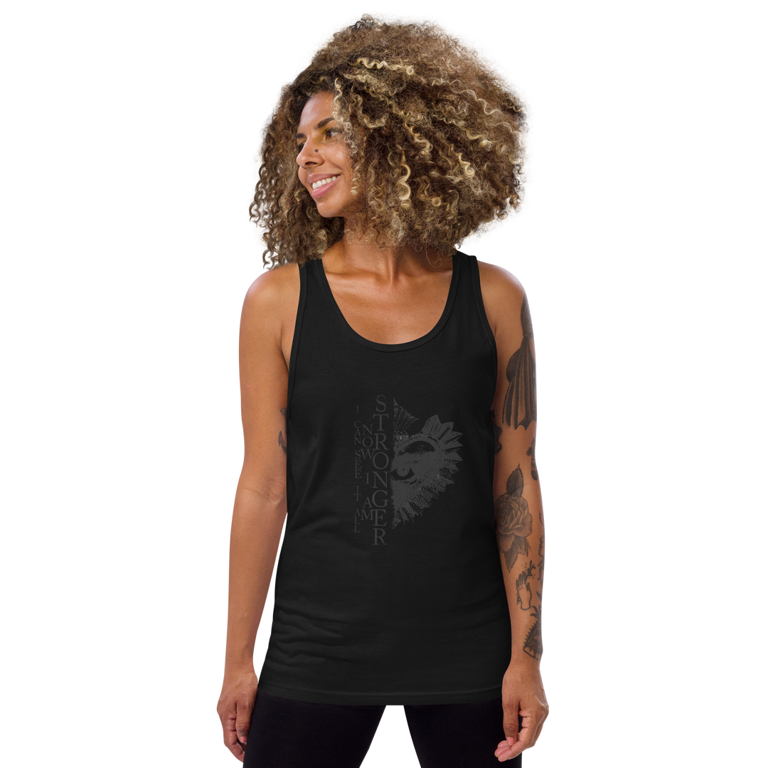 Tank top women - Now I Am Stronger, Darker Hearts