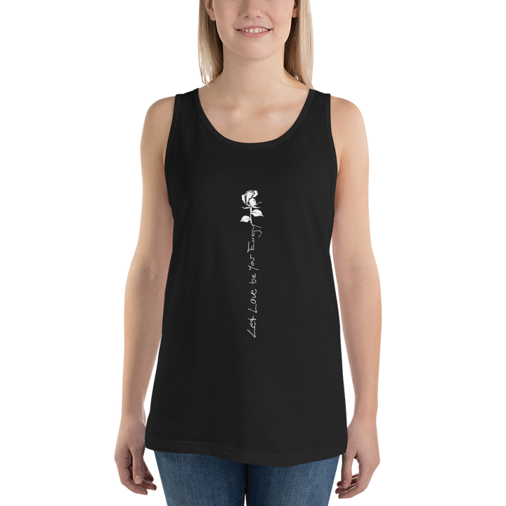 Tank top women - Let Love Be Your Energy, white rose