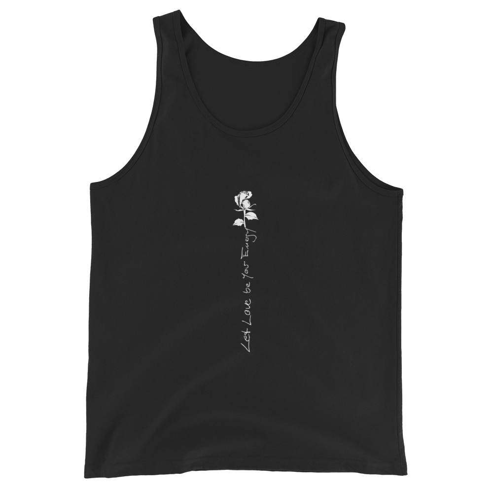 Tanktop kvinder - Let Love Be Your Energy, hvid rose