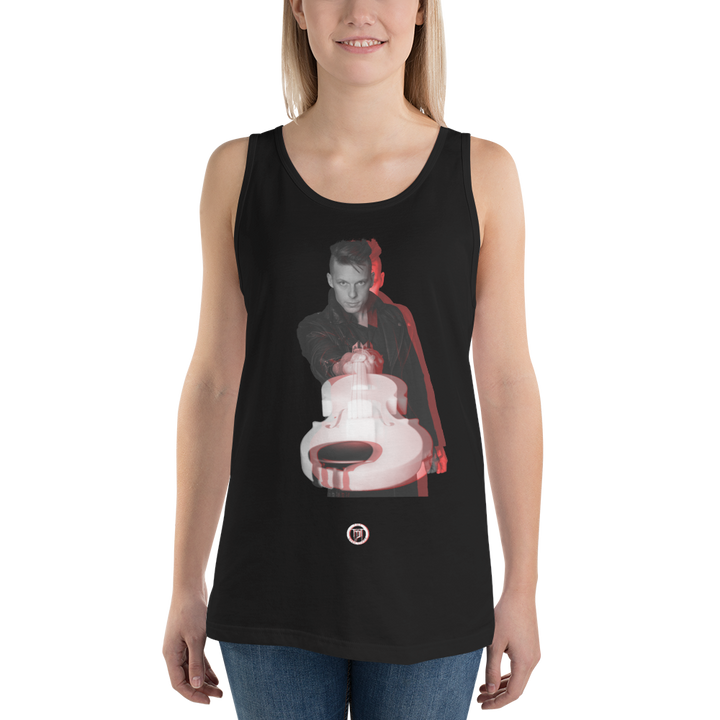 Tank top women - violin, Shadow Rebel Red