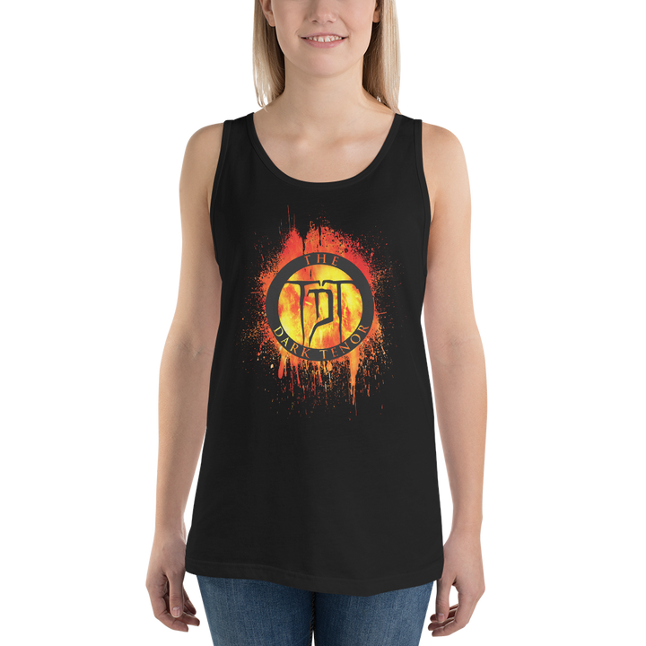 Tank Top Women - Volcanoes Crest, black