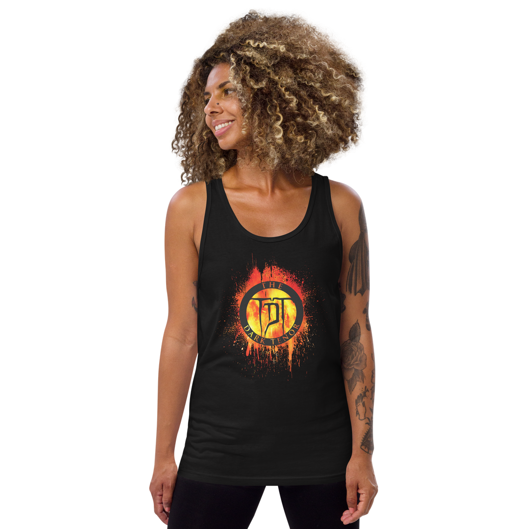 Tank Top Women - Volcanoes Crest, black