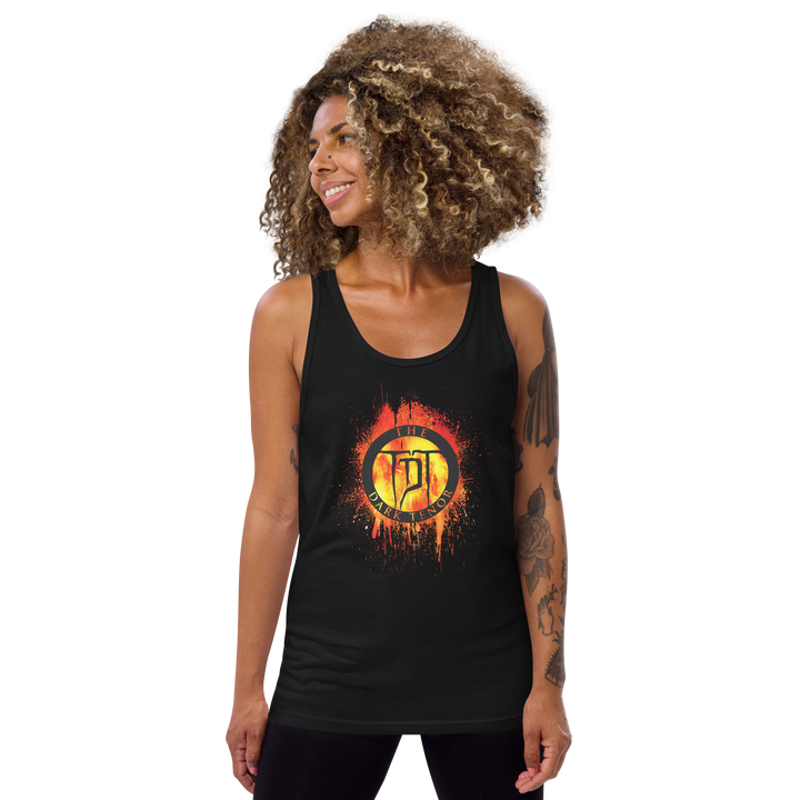 Tank-Top Damen - Wappen Volcanoes, schwarz