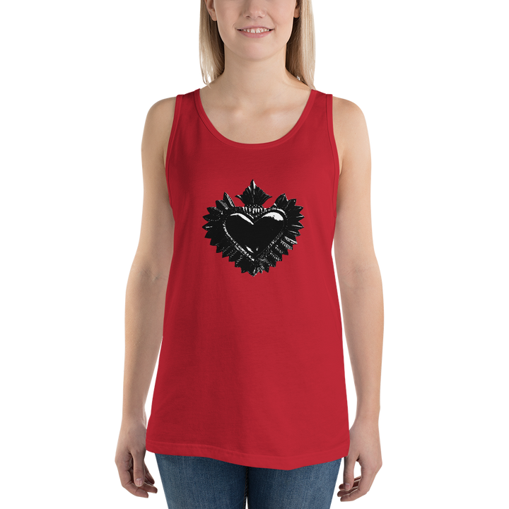 Tank top women - Darker Hearts, Black Heart, Black on Black