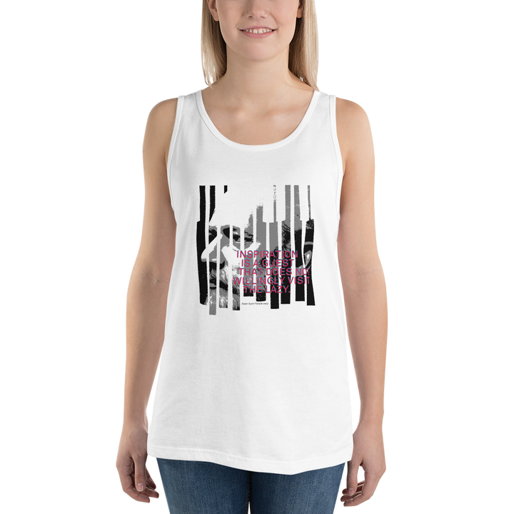 Tanktop kvinder - Tchaikovsky citat, hvid