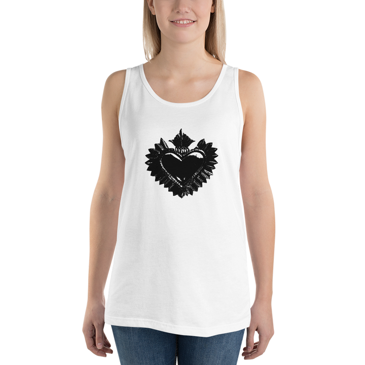 Tank top women - Darker Hearts, Black Heart, Black on Black