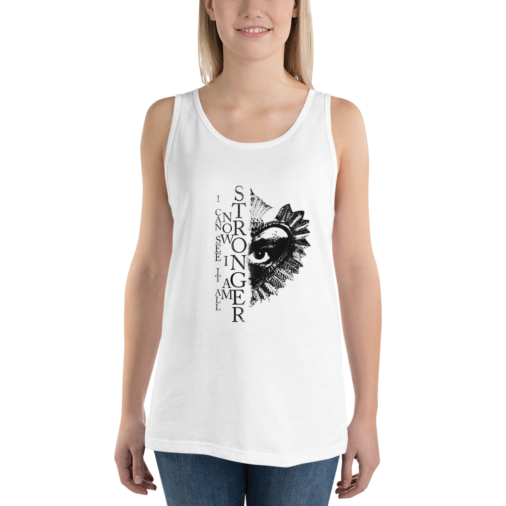 Tank-Top Damen - Now I Am Stronger, Darker Hearts